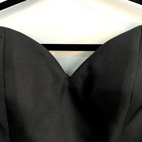 Blush 2 piece gown. Grad. Prom. Performance.Size 8. Black with red rose design - Picture 5 of 10